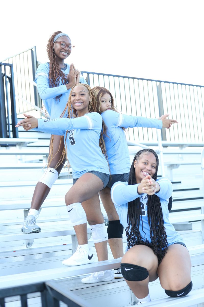 The varsity squad includes seniors Raven Kemp, Aliah Bilberry, Ashlee Ford and Nevaeh Leeks.