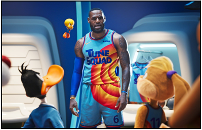 A character who can inspire viewers is LeBron James, who starred in “Space Jam: A New Legacy.”