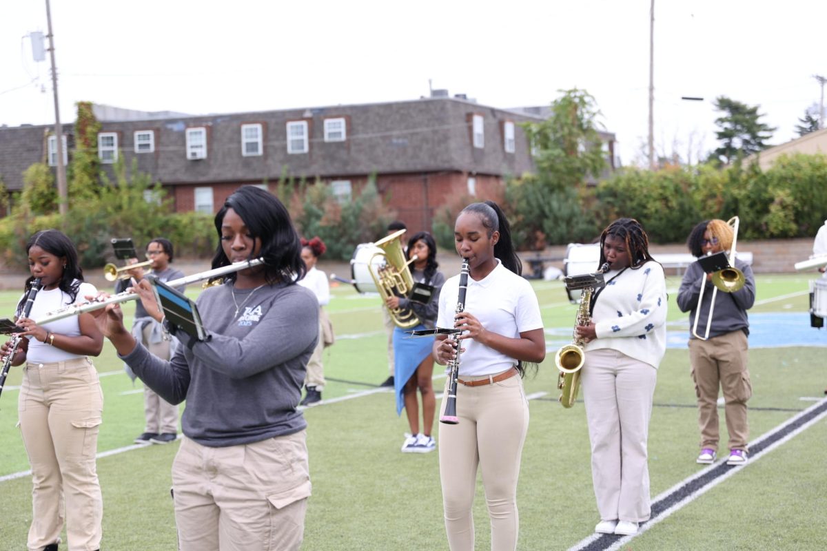 Naeona Gates plays the clarinet in the UA band. She has set goals for 2026 that include self-discipline and consistency.