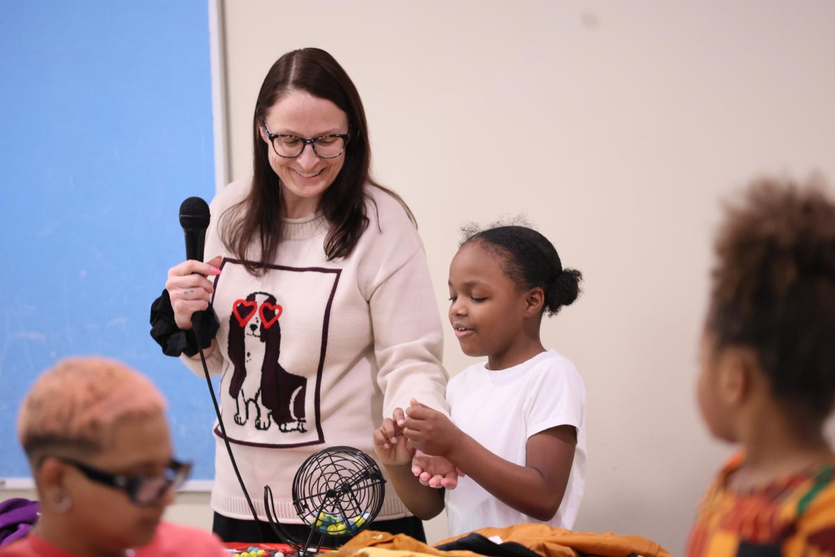 Ms. Redmond hosted Bingo for Books in March. She has worked at UA for many years helping students build strong reading skills. She is currently a reading specialist for K-2, but she taught several of the current UA seniors when they were in kindergarten.