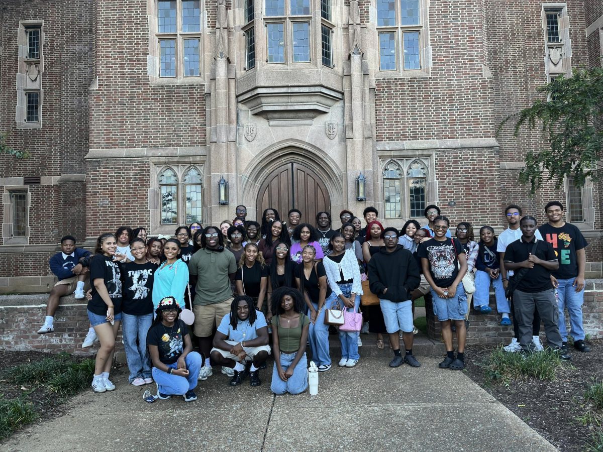 The senior class visited Fisk University on the senior trip.