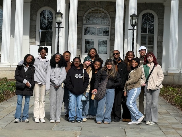 NHS students visited Swarthmore College on their recent trip to Philadelphia.
