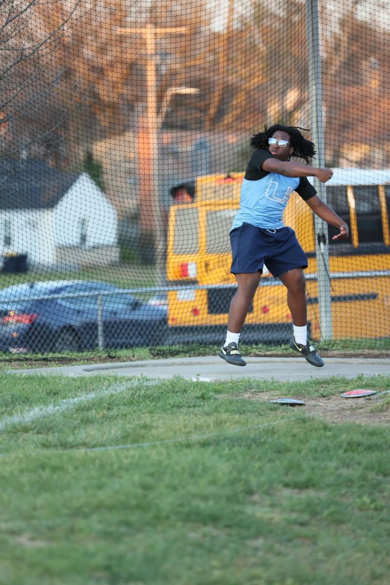 Senior James Amerison is hoping to qualify for the state track meet this year in discus.